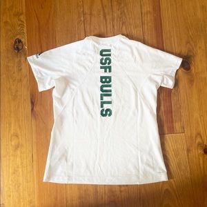 Adidas USF white dry fit tshirt